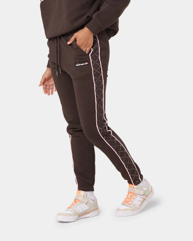 Ellesse Women's Delfinia Jog Pants Brown Comfortable Denim Leggings