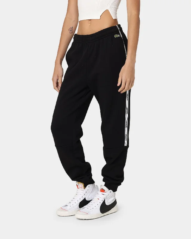 Lacoste Lifestyle Side Tape Pants Black Classic Pleated Pants