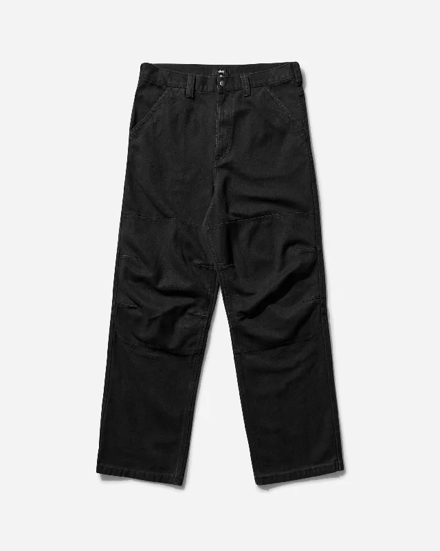 Men's Trekking Pants Black Classic Flared Pants
