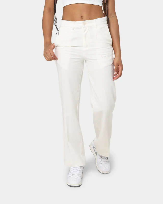 Loiter Utopia Linen Pants Ecru Classic Stretch Pants