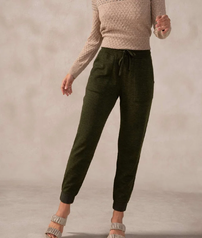 Premium Alpaca and Cotton track pants Modern Bootcut Pants