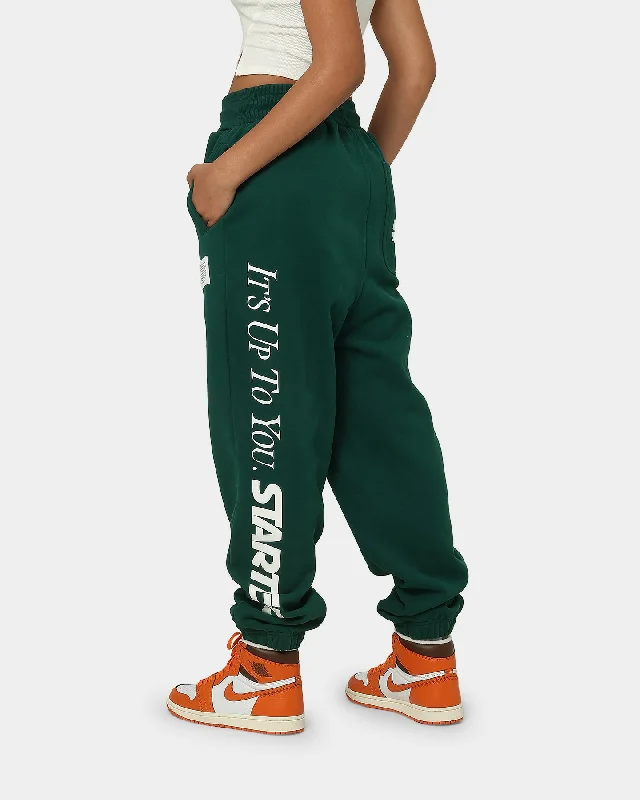 Starter Batter Up Bag Pants Green Relaxed Fit Trousers