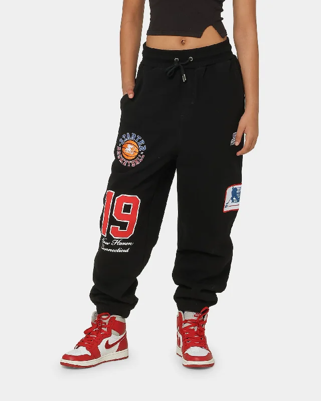 Starter All Over Bag Pants Black Casual Yoga Pants