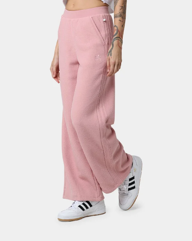 Adidas Women's Wide Leg Pants Wonder Mauve Trendy Printed Leggings