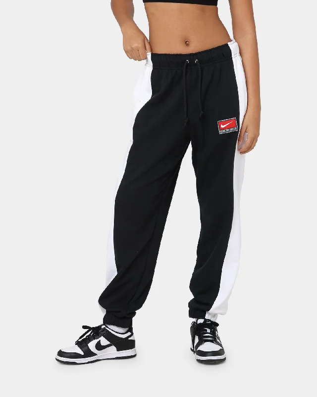 Nike Women's Sportswear Team Nike Fleece Pants Black/White Chic Checkered Pants