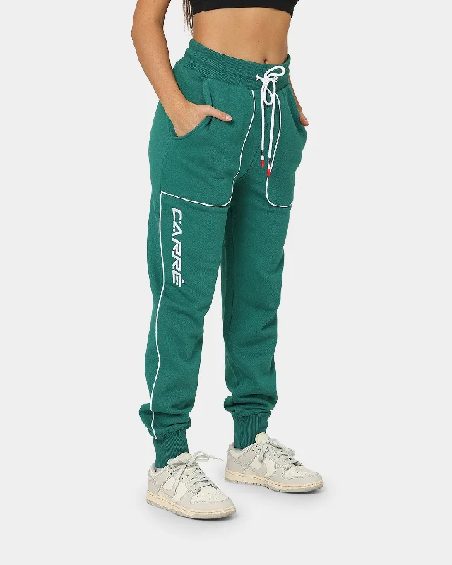 Carré Ange Track Pants Deep Teal High-Waist Yoga Pants