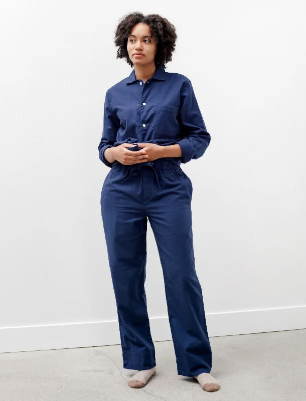 Flannel Pyjama Pants Silent Blue Classic Stretch Pants
