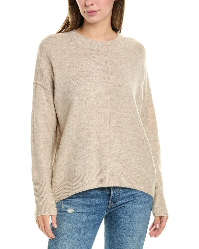 Vince Camuto Cozy Sweater Faux Fur Fabric Real Fur Fabric Shearling Fabric