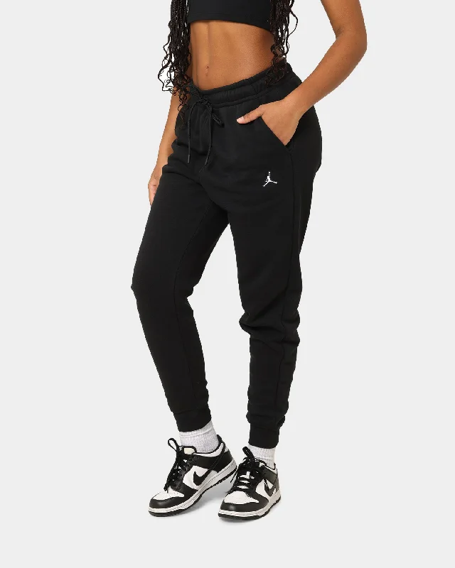 Jordan Essential Fleece Pants Black/Black/White Casual Plaid Pants