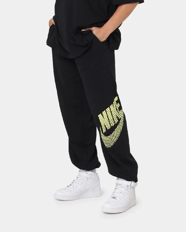 Nike Women's Nike Sportswear Oversized Fleece Dance Pants Black Fashionable Sporty Pants