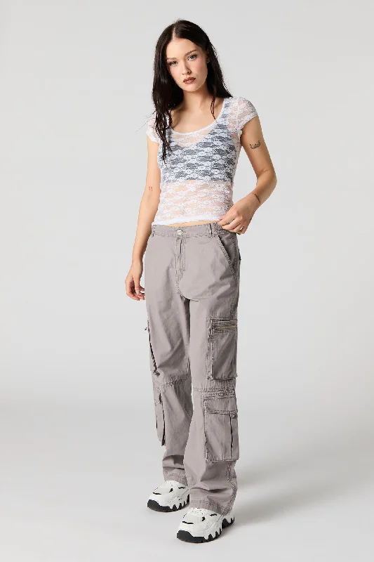 Zipper Pocket Cargo Pant Comfortable Jogger Trousers