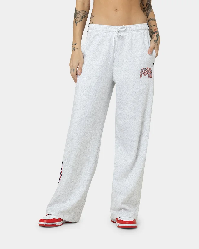 Jordan Women's Paris Saint-Germain Fleece Pants Birch Heather Modern Stretch Trousers Jordan Women's Paris Saint-Germain Fleece Pants Birch Heather Modern Stretch Trousers