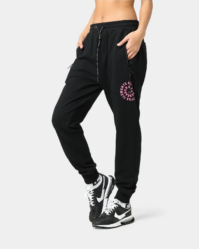 Pyra Time Warp Track Pants Black/Purple Comfortable Cargo Pants
