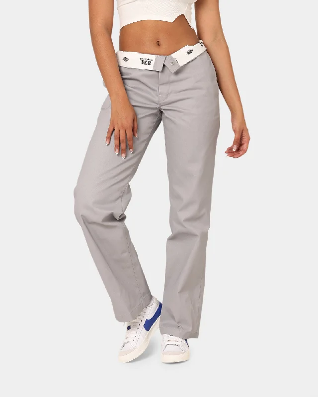 Dickies Original 874 Work Pants Silver High-Waist Trousers