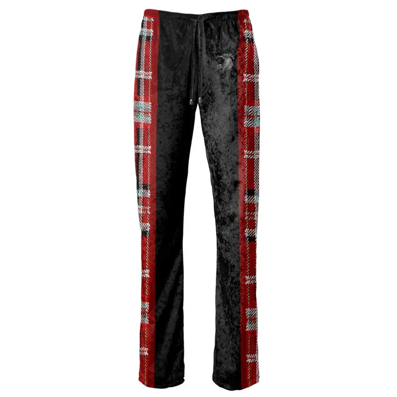 TRP Twisted Patterns 06: Digital Plaid 01-05A Designer Claudia Wide Leg Pants Stylish Slim Trousers TRP Twisted Patterns 06: Digital Plaid 01-05A Designer Claudia Wide Leg Pants Stylish Slim Trousers