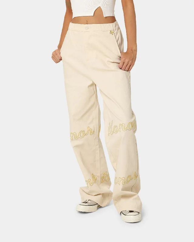 Honor The Gift Women's Hollywood Pants Cream Classic Stretch Pants