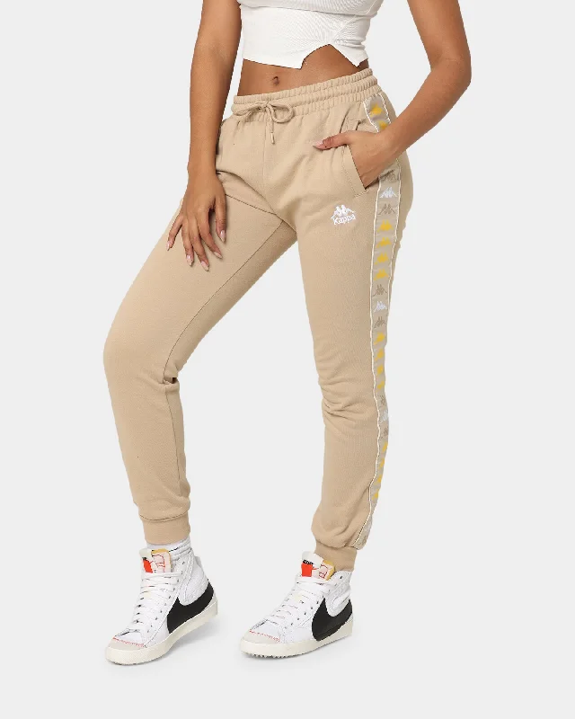 Kappa 222 Banda Alanz 3 Track Pants Beige Irish/Beige Relaxed High-Waist Trousers