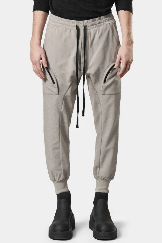 Pocket detail pants, Beige Classic Flared Pants