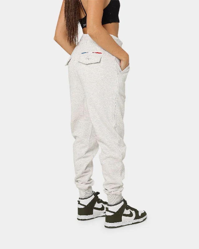 Carre Forme Relaxed Track Pants Light Grey Fashionable Sporty Pants