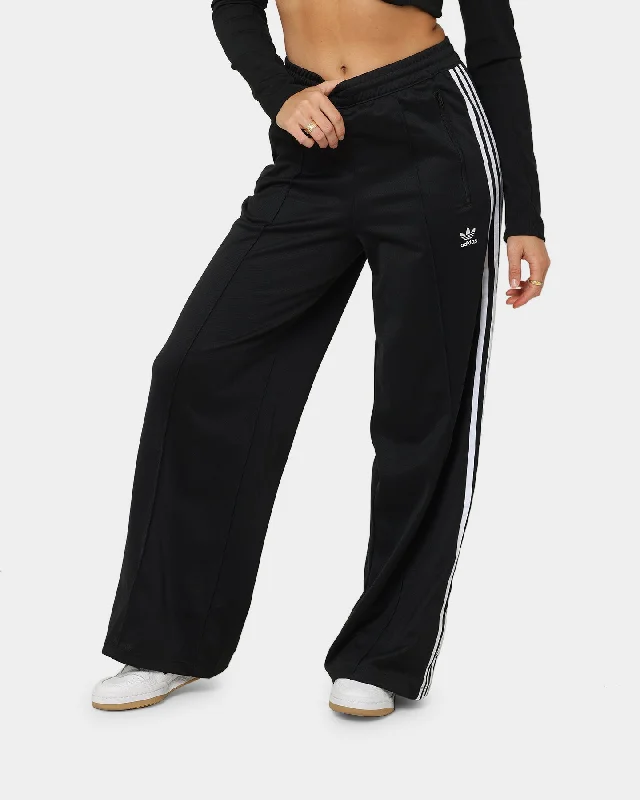 Adidas Women's Adicolour Classics Track Pants Black Comfy High-Waist Jeans