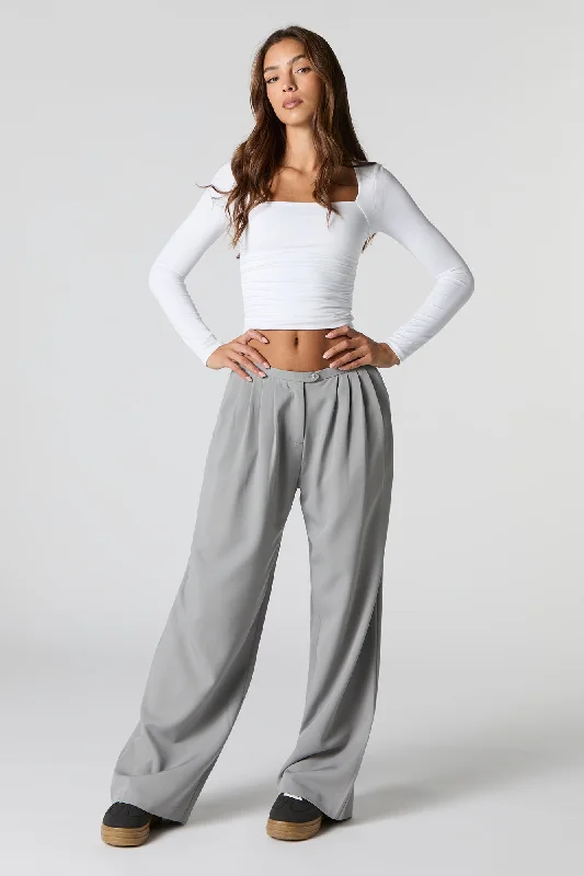 Baggy Dress Pant Trendy Velvet Pants