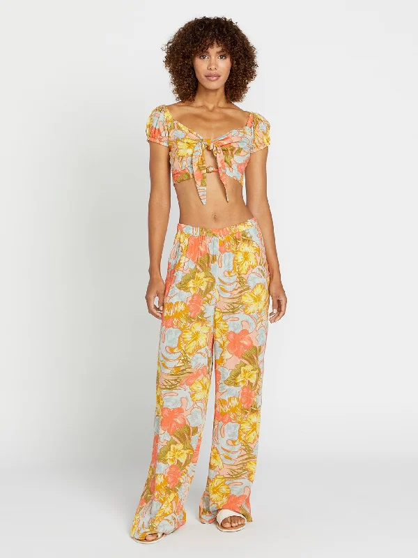 Lets Luau Pants - Multi Formal Stretch Pants