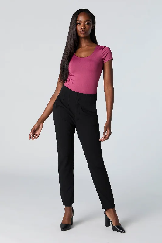 Crepe Pleated Slim Dress Pant Stylish Harem Pants