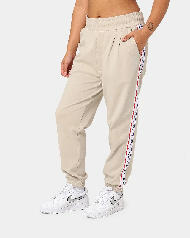Hugo Boss Hugo Boss X NBA Modern Pants Light Beige Elegant Wool Trousers