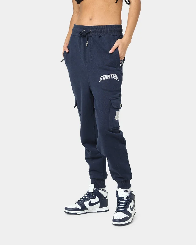 Starter Regulate Track Pants Navy Soft Stretch Trousers