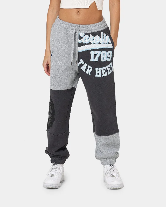 National Collegiate Athletic Association Women's North Carolina Tar Heels Multi Panelled Track Pants Gun Metal/Grey Soft Stretch Pants