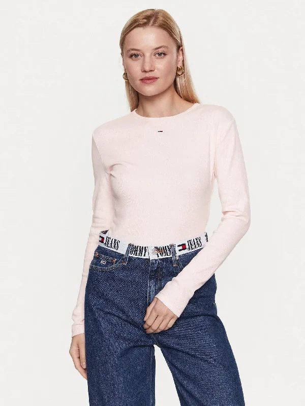 Γυναικεία μπλούζα ριπ ESSENTIAL RIBBED SLIM FIT JUMPER DW0DW14277TJ9 | DW0DW14277TJ9 Stretchy Elastic Breathable Γυναικεία μπλούζα ριπ ESSENTIAL RIBBED SLIM FIT JUMPER DW0DW14277TJ9 | DW0DW14277TJ9 Stretchy Elastic Breathable