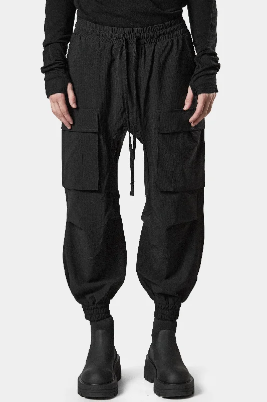 Cargo pocket pants Lightweight Linen Pants