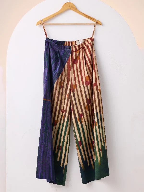 Wide Leg Pant Chic Checkered Pants