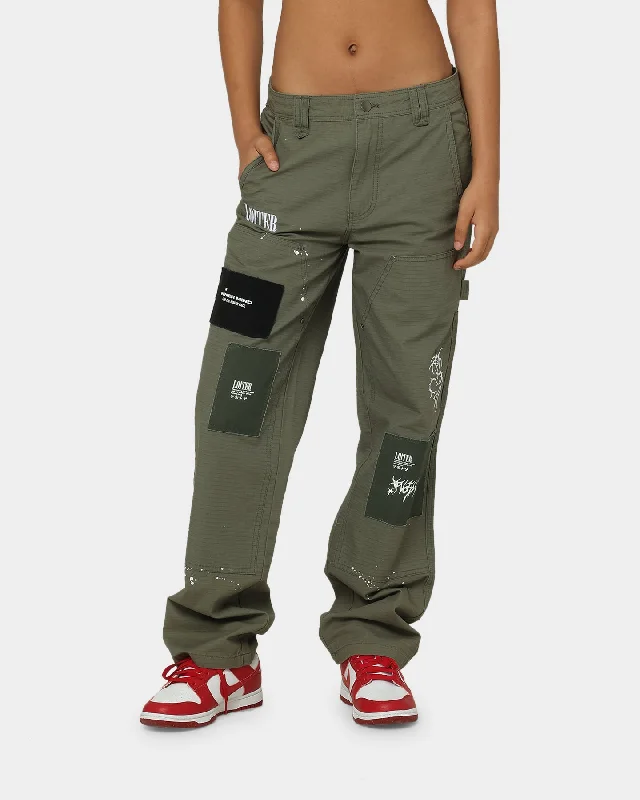Loiter Hunter Carpenter Pants Khaki High-Waist Trousers