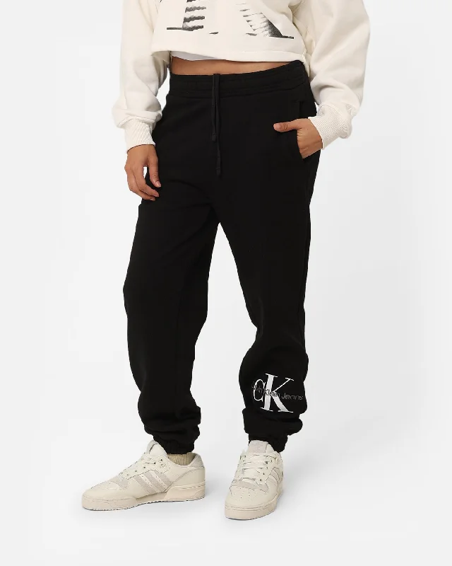 Calvin Klein Women's Archival Monologo Jog Pants Black Casual Yoga Pants