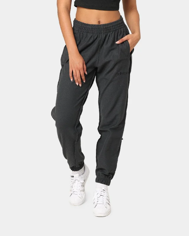 Adidas Loopback Sweat Pants Carbon Slim Fit Casual Pants