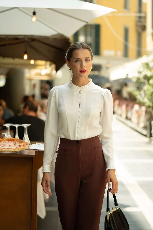 Patricia Silk Blouse Boho Chic Blouse