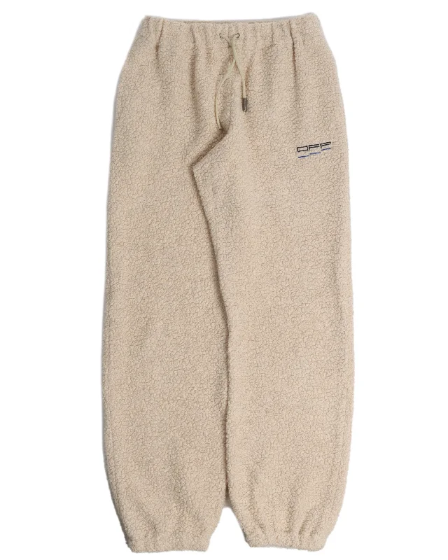 Fleece Sweat Pants Trendy Wide-Legged Trousers