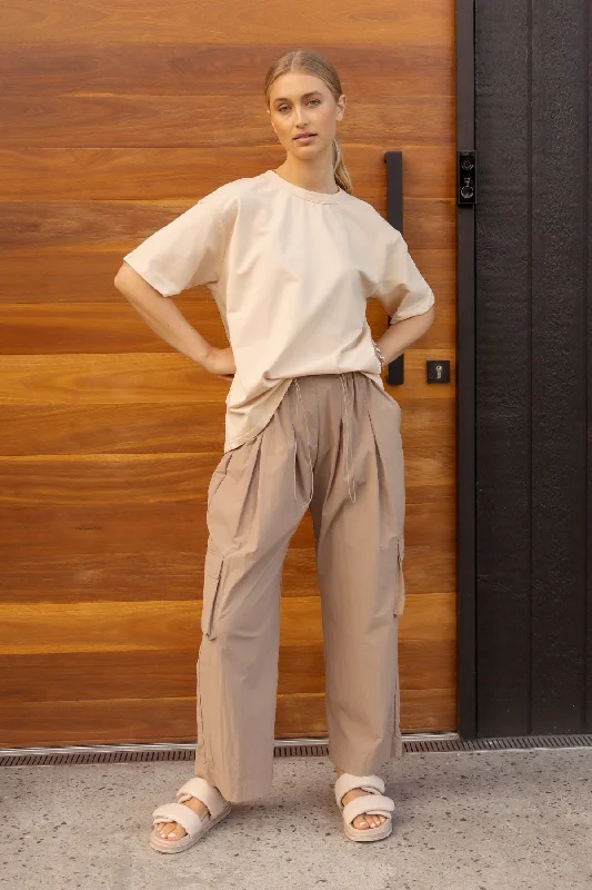 KALTEX Pants Taupe Trendy Palazzo Pants