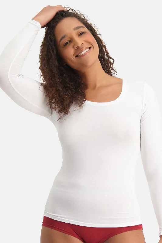 Bamboo Basics Ladies BB Luna Knitted T-Shirt LS 2-pack (Refibra) Wool Fabric Cashmere Fabric Tweed Fabric Bamboo Basics Ladies BB Luna Knitted T-Shirt LS 2-pack (Refibra) Wool Fabric Cashmere Fabric Tweed Fabric
