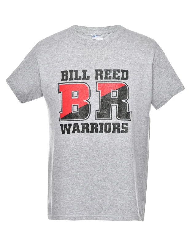 Bill Reed Printed T-shirt - S Sequined Glittery Shiny
