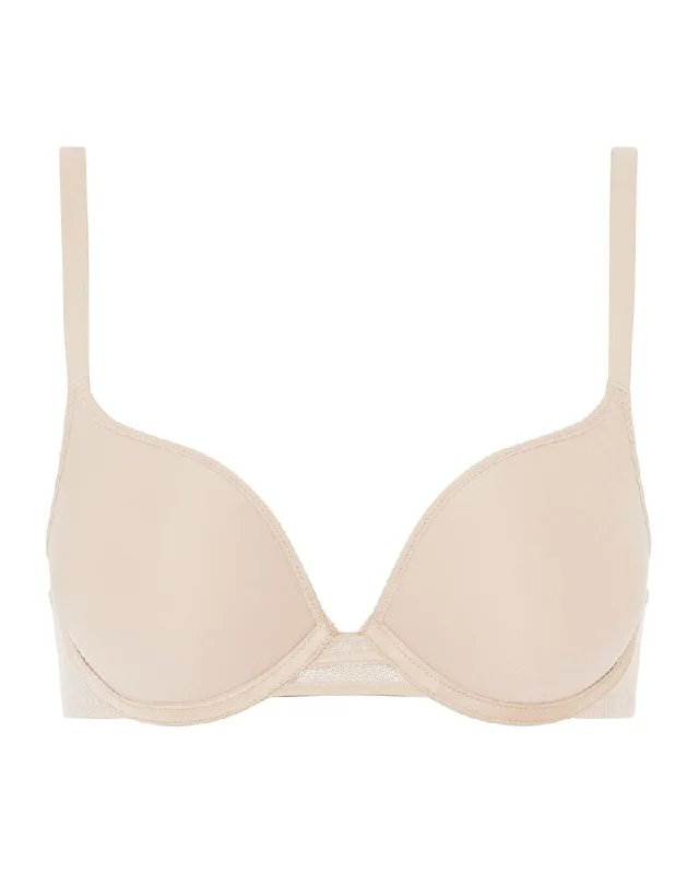 Chantelle - Push-Up T-Shirt Bra Knit Fabric Woven Fabric Fleece Fabric