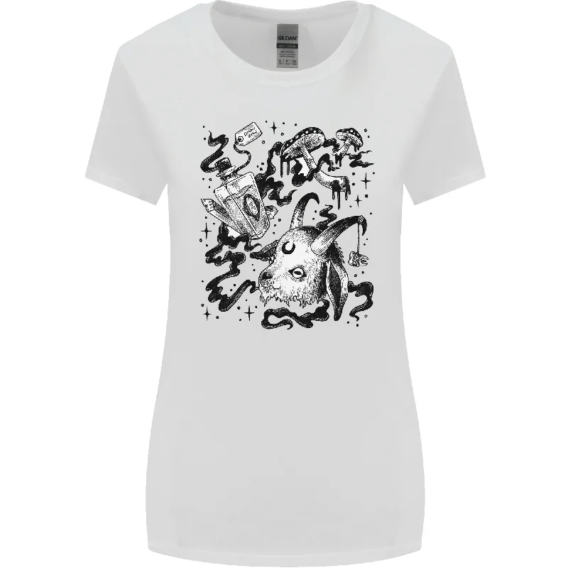 Dark Magic Black Voodoo Magic Mushrooms Womens Wider Cut T-Shirt Houndstooth Herringbone Solid Dark Magic Black Voodoo Magic Mushrooms Womens Wider Cut T-Shirt Houndstooth Herringbone Solid