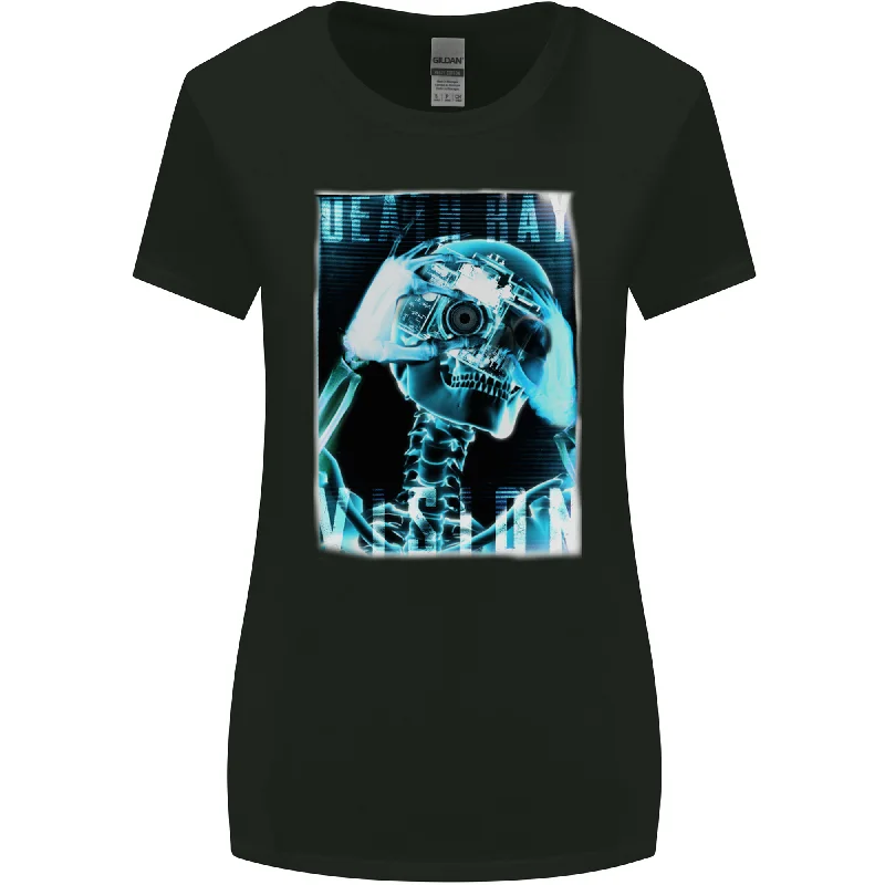 Death Ray Vision Photography Photographer Womens Wider Cut T-Shirt Collared T-Shirt Boat Neck A-Line Death Ray Vision Photography Photographer Womens Wider Cut T-Shirt Collared T-Shirt Boat Neck A-Line