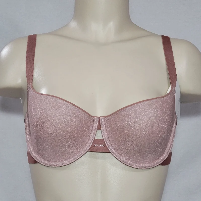DKNY DK4940 Sheers Spacer T-Shirt Underwire Bra 34D Shell Pink NWT Houndstooth Herringbone Solid DKNY DK4940 Sheers Spacer T-Shirt Underwire Bra 34D Shell Pink NWT Houndstooth Herringbone Solid