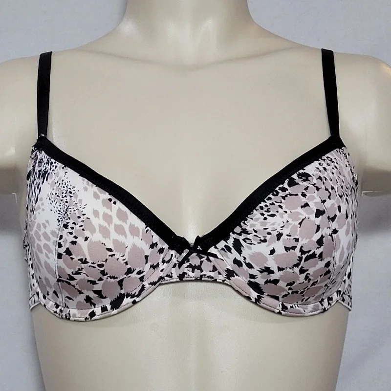 Marie Meili Lined Demi T-Shirt Underwire Bra 34B Animal Graphic Embroidered Appliqued Marie Meili Lined Demi T-Shirt Underwire Bra 34B Animal Graphic Embroidered Appliqued