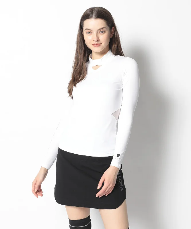 Syn Design Tech Tee | WOMEN Solid Print Embellished