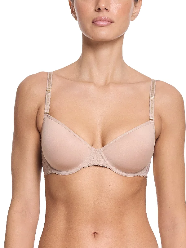 Signature Lace T-Shirt Bra Chai Lace Blend Ribbed Blend Corduroy Blend