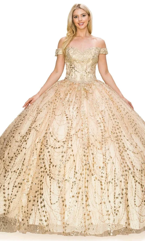 Cinderella Couture 8033J - Embellished Sweetheart Ballgown