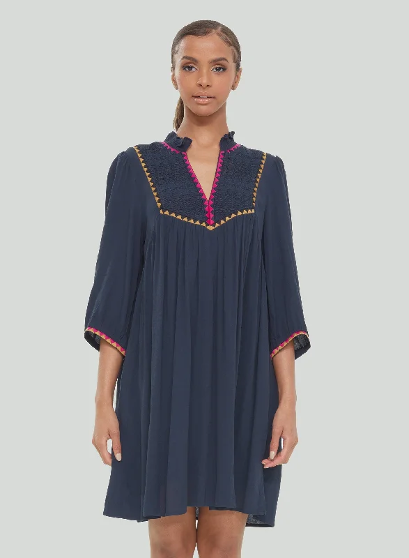 Embroidered Tunic Dress